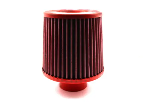 BMC stožčasti zračni filter Twin Air FBTW60-140 – priključek Ø60 mm, višina 183 mm, kovinski pokrov