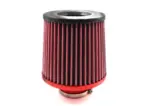 BMC stožčasti zračni filter Twin Air FBTW60-140C – priključek Ø60 mm, višina 183 mm, karbonski pokrov