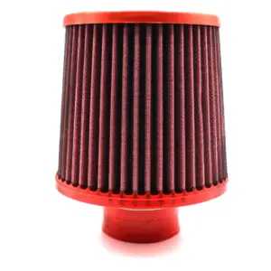 BMC stožčasti zračni filter Twin Air FBTW60-140P – priključek Ø60 mm, višina 183 mm, plastični pokrov