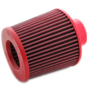BMC stožčasti zračni filter Twin Air FBTW63-140P – priključek Ø63 mm, višina 183 mm, plastični pokrov
