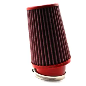 BMC stožčasti zračni filter Twin Air FBTW65-150 – priključek Ø65 mm, višina 197 mm, kovinski pokrov
