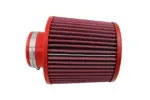 BMC stožčasti zračni filter Twin Air FBTW70-140 – priključek Ø70 mm, višina 185 mm, kovinski pokrov