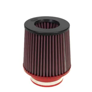 BMC stožčasti zračni filter Twin Air FBTW70-140C – priključek Ø70 mm, višina 185 mm, karbonski pokrov