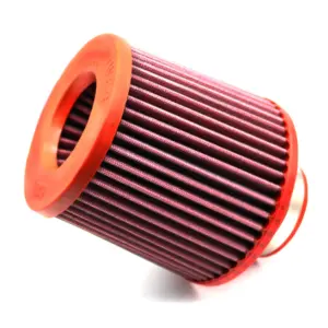 BMC stožčasti zračni filter Twin Air FBTW70-140P – priključek Ø70 mm, višina 185 mm, plastični pokrov