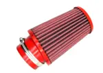 BMC stožčasti zračni filter Twin Air FBTW70-150P – priključek Ø70 mm, višina 197 mm, plastični pokrov
