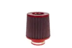 BMC stožčasti zračni filter Twin Air FBTW76-140 – priključek Ø76 mm, višina 186 mm, kovinski pokrov