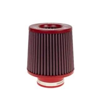 BMC stožčasti zračni filter Twin Air FBTW76-140 – priključek Ø76 mm, višina 186 mm, kovinski pokrov