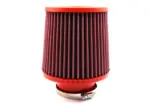 BMC stožčasti zračni filter Twin Air FBTW76-140P – priključek Ø76 mm, višina 186 mm, plastični pokrov