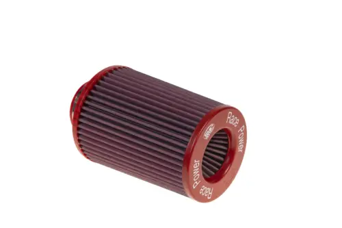 BMC stožčasti zračni filter Twin Air FBTW76-200 – priključek Ø76 mm, višina 246 mm, kovinski pokrov
