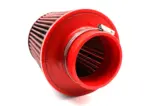 BMC stožčasti zračni filter Twin Air FBTW80-140C – priključek Ø80 mm, višina 186 mm, karbonski pokrov