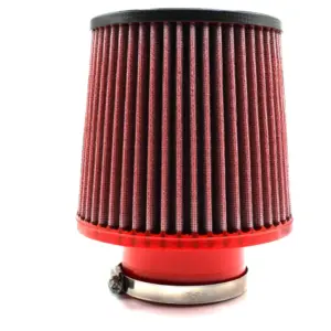 BMC stožčasti zračni filter Twin Air FBTW80-140C – priključek Ø80 mm, višina 186 mm, karbonski pokrov