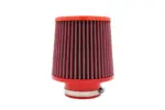 BMC stožčasti zračni filter Twin Air FBTW80-140P – priključek Ø80 mm, višina 186 mm, plastični pokrov