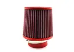 BMC stožčasti zračni filter Twin Air FBTW90-140 – priključek Ø90 mm, višina 186 mm, kovinski pokrov