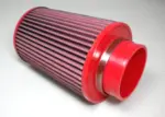 BMC stožčasti zračni filter Twin Air FBTW90-200 – priključek Ø90 mm, višina 246 mm, kovinski pokrov