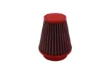 BMC stožčasti zračni filter FMSA66-110 – priključek Ø66 mm, višina 121 mm, poliuretanski pokrov