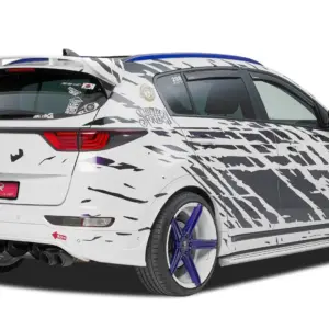 CSR zadnji difuzor za Kia Sportage IV (QL) pred faceliftom