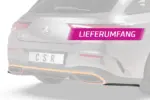 CSR zadnji difuzor za Mercedes-Benz CLA II (X118) karavan AMG-Line
