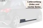 CSR stranski pragovi za Opel Corsa E (X15) 3-vratni