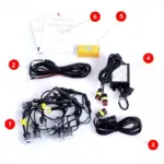 LED dnevne luči DRL z diodami Osram 10 W 6000 K, 10 modulov, komplet