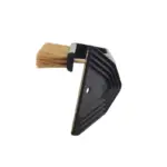 Einparts metlica s strgalom 55 cm, medeninasto rezilo, raven leseni ročaj, 1 kos