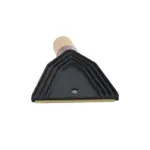 Einparts strgalo za led z medeninastim rezilom 33 cm, leseni ročaj, 1 kos