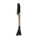 Einparts metlica s strgalom 55 cm, raven leseni ročaj, 1 kos