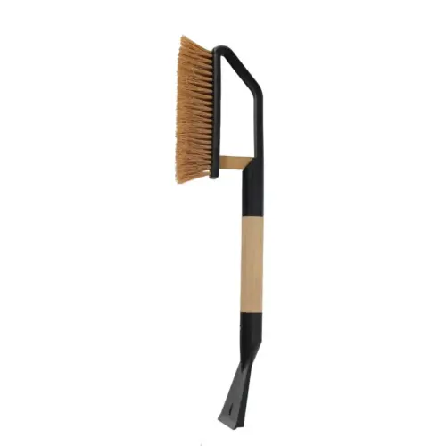 Einparts metlica s strgalom 55 cm, raven leseni ročaj, 1 kos
