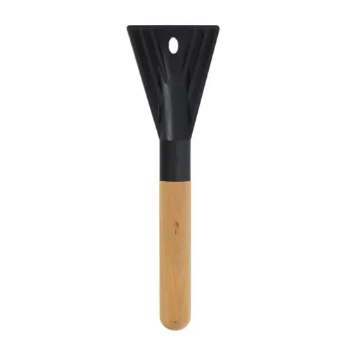 Einparts strgalo za stekla 33 cm, raven leseni ročaj, 1 kos