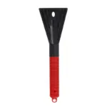 Einparts plastično strgalo za stekla 20 cm, črno-rdeče, 1 kos