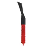 Einparts plastično strgalo za stekla 20 cm, črno-rdeče, 1 kos