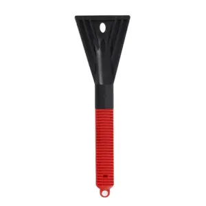 Einparts plastično strgalo za stekla 20 cm, črno-rdeče, 1 kos