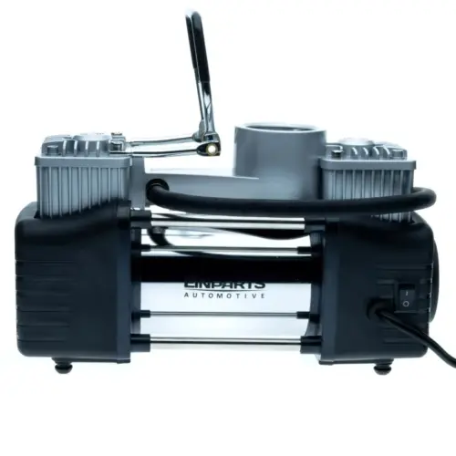 Einparts kovinski dvobatni kompresor 12 V 180 W 150 PSI / 10 bar
