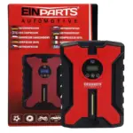 Einparts avtomobilski kompresor 12 V 100 W z LCD in lučko, 120 PSI, 22 l/min