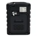 Einparts avtomobilski kompresor 12 V 100 W z LCD in lučko, 120 PSI, 22 l/min