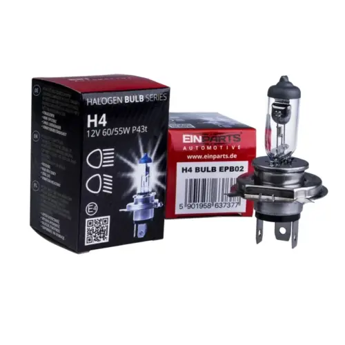 Einparts halogenska žarnica H4 12 V 55 W 3000 K, 1 kos
