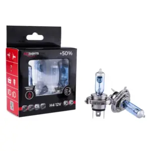 Einparts halogenske žarnice H4 12 V 60/55 W 5000 K, par