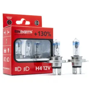 Einparts halogenske žarnice H4 12 V 60/55 W 5000 K, par
