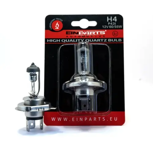 Einparts halogenska žarnica H4 12 V 60/55 W 3000 K, 1 kos