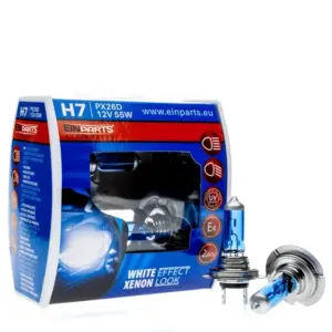Einparts halogenske žarnice H7 12 V 55 W 6000 K, par