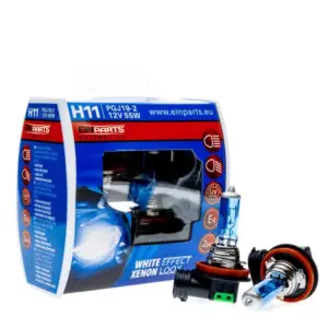 Einparts halogenske žarnice H11 12 V 55 W 6000 K, par