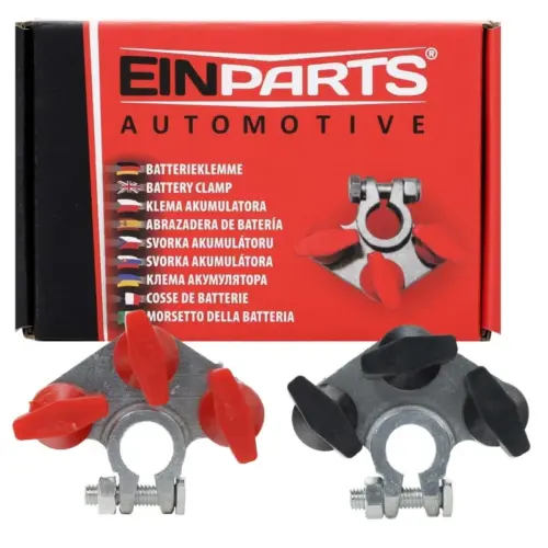 Einparts sponke akumulatorja iz cinkove zlitine 12/24 V 1000 A, komplet