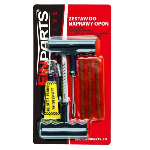 Einparts 6-delni komplet za popravilo pnevmatik z vrvicami (3 × 10 cm)