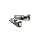 Einparts LED žarnice W5W CANbus 6000 K 3x SMD 5050, par