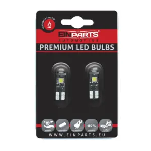 Einparts LED žarnice W5W CANbus 6000 K 3x SMD 5050, par