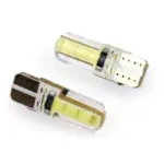 Einparts LED žarnice W5W CANbus 6000 K 2x COB, par