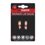 Einparts LED žarnice W5W 6000 K 5x SMD 3014, par