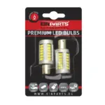 Einparts LED žarnice P21W CANbus 6000 K 135x SMD 4014, par
