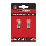 Einparts LED žarnice W5W CANbus oranžne 1800 K 8x SMD 3030, par