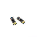 Einparts LED žarnice W5W CANbus oranžne 1800 K 8x SMD 3030, par