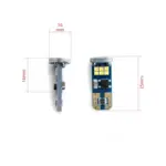 Einparts LED žarnice W5W CANbus 6000 K 18x SMD 2016, par